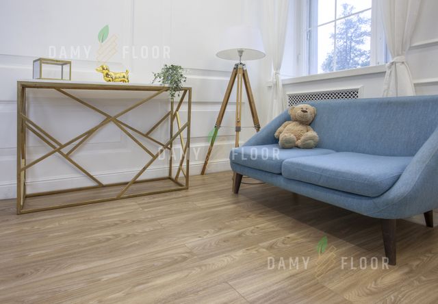 Усовершенствованный кварцевый SPC ламинат DAMY FLOOR
