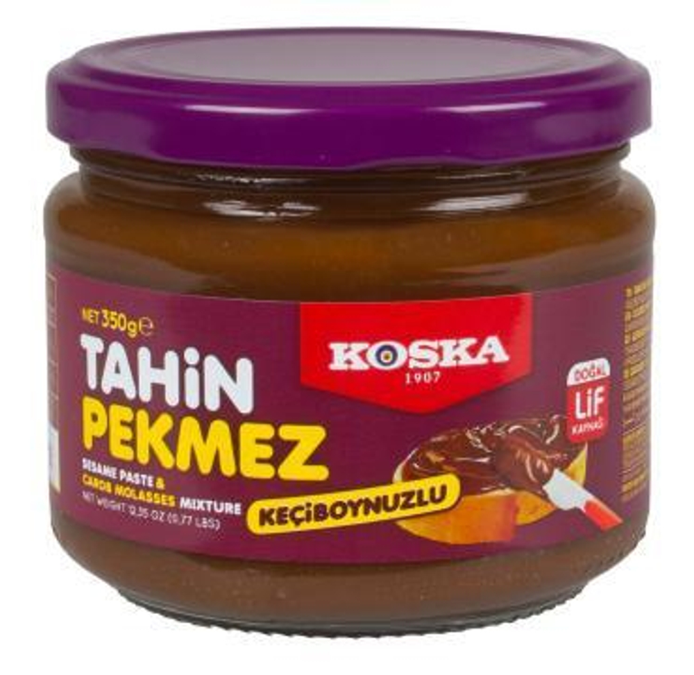 Кунжутная паста и пекмез из плодов рожкового дерева, Koska, 350гр