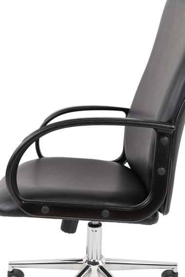 Офисное кресло Chairman 278 Россия экопремиум черный хром