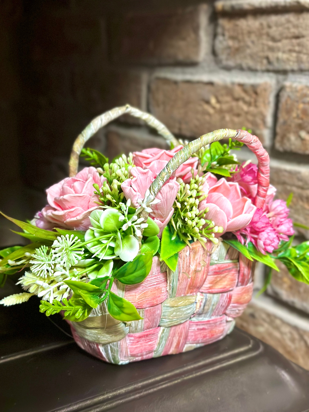 "Маджестик" букет в корзинке