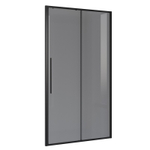 Дверь в нишу Niagara Nova NG-85-12TB (120х195) черный матовый,стекло тонированное,дверь раздвижная,1 место