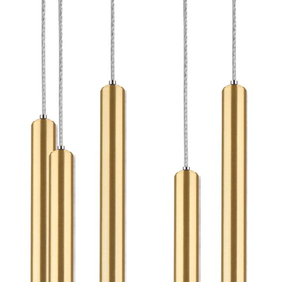 Комплект с подвесной люстрой Lightstar Tubo (574733+747443 (8шт) L8T747443