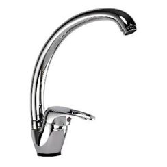 Смеситель АМУР д/кухни 40 мм quot;уткаquot;, п/гайку, S-хром, ТYE-2105 (10) Арт. BY 2010-02