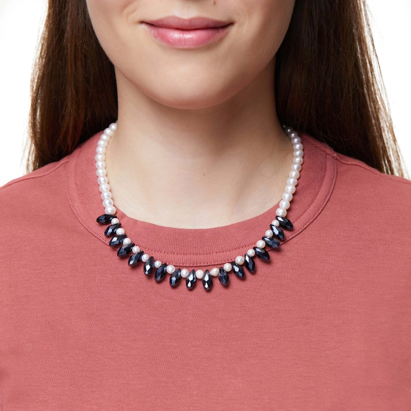 Колье Жемчужный Кристалл – Чёрное