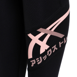 Женские теннисные брюки ASICS Tiger 7/8 Tight Women - Black, Pink