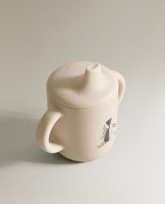 ZARA HOME ДЕТСКИЙ СТАКАН ИЗ СИЛИКОНА «КРОЛИК», РАЗНОЦВЕТНЫЙ