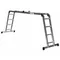 Лестница-трансформер &quot;АЛЮМЕТ&quot; 4х4 алюминиевая (TL 4044)