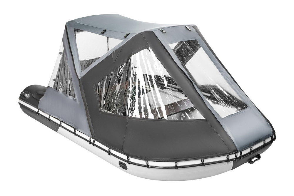 Тент трансформер Ривьера 3400 СК Максима (графит/черный)