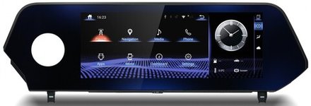 Магнитола для Lexus UX200, UX250h 2018-2022 (взамен 7" экрана) - Radiola RDL-LEX-UX монитор 10.25" на Android 13, 8/128Гб, CarPlay, 4G SIM-слот
