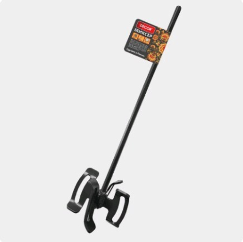 Миксер для сухих смесей d120 мм, 600 мм, шестигранная резьба  PROFI  DECOR 999-120.