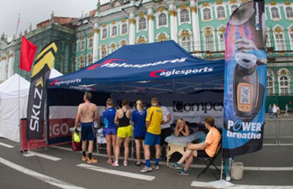 Eaglesports тейпировал участников марафона &quot;Эрго-Белые ночи&quot;