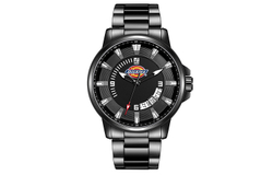 Dickies Wrist Watch Quartz Movement Stainless Steel Strap 43mm Black Dial Men"s Watches