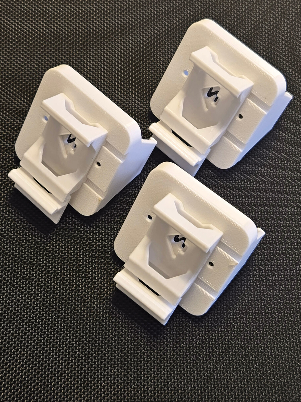 Набор 3 шт. Крепление для одноканального реле Aqara T1 (с нейтралью) на DIN-рейку SSM-U01, 3D печать, белое