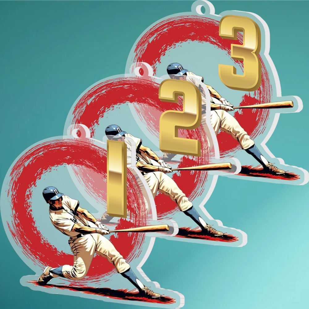 Акриловая медаль Бейсбол 1744