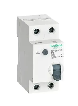 Дифференциальный автомат (АВДТ) Systeme Electric City9 Set 1P+N С10А 6kA 10мА Тип-A