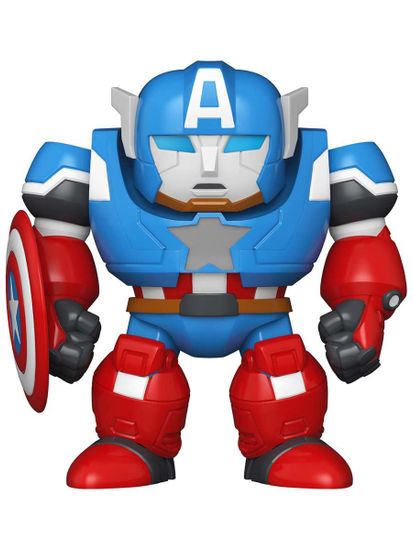 Набор Funko Bitty POP! Bitty Bot Marvel What If Captain America Mech with Captain America 91388 / Фигурка Фанко Битти Бот по мотивам вселенной "Марвел", Капитан Америка