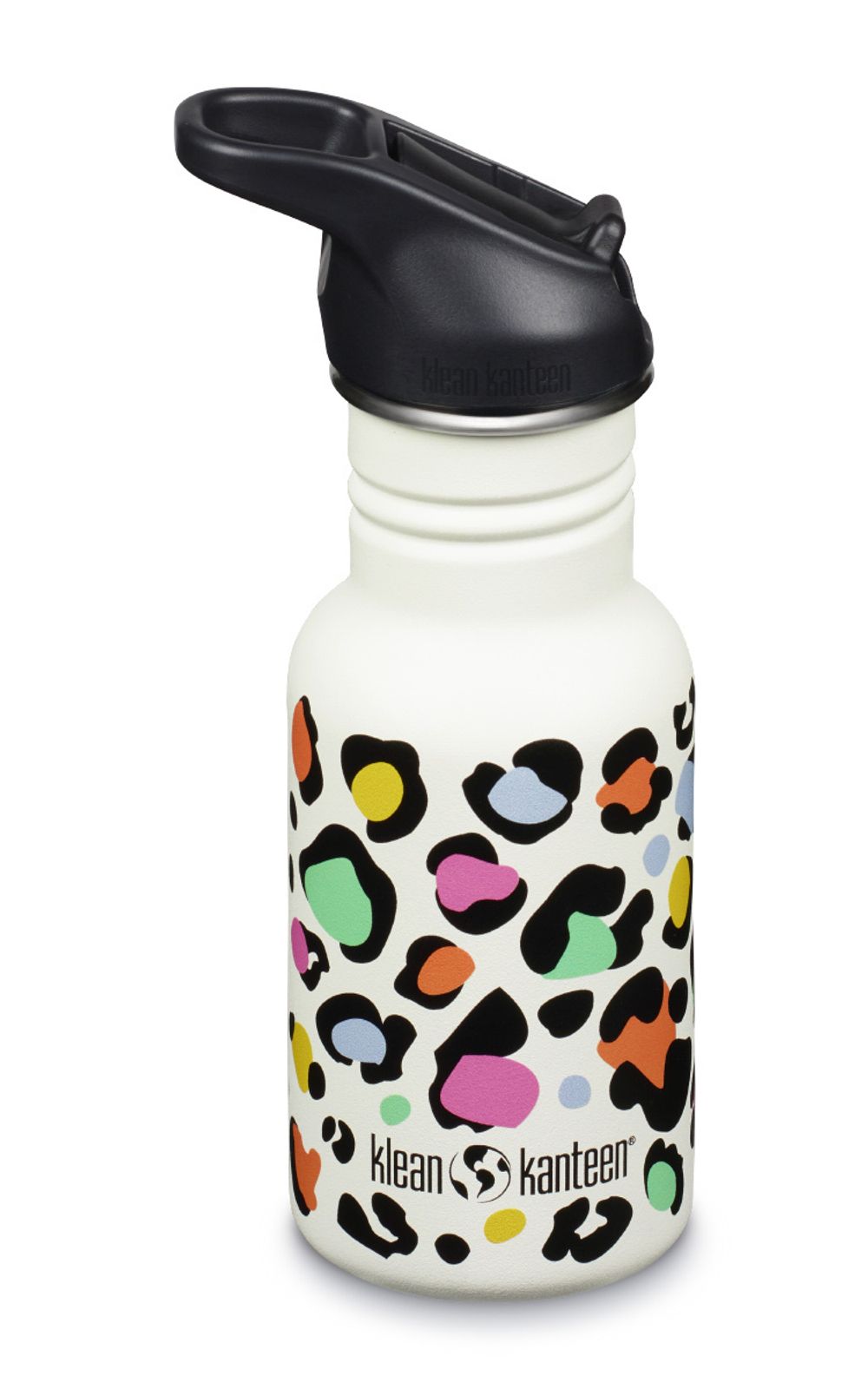 Детская бутылка Klean Kanteen Kid Classic Narrow Flip Sport 12oz (355 мл) Leopard Print