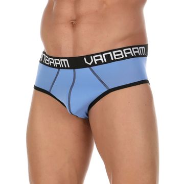 Мужские брифы голубые Van Baam VB50748