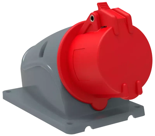 ИЭК Розетка стац. ССИ-114 16А-6ч/380-415В 3P+PE IP44 255665  PSN12-016-4