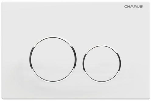 Клавиша для инсталляции CHARUS Spazio FP.330.12.01, белый матовый