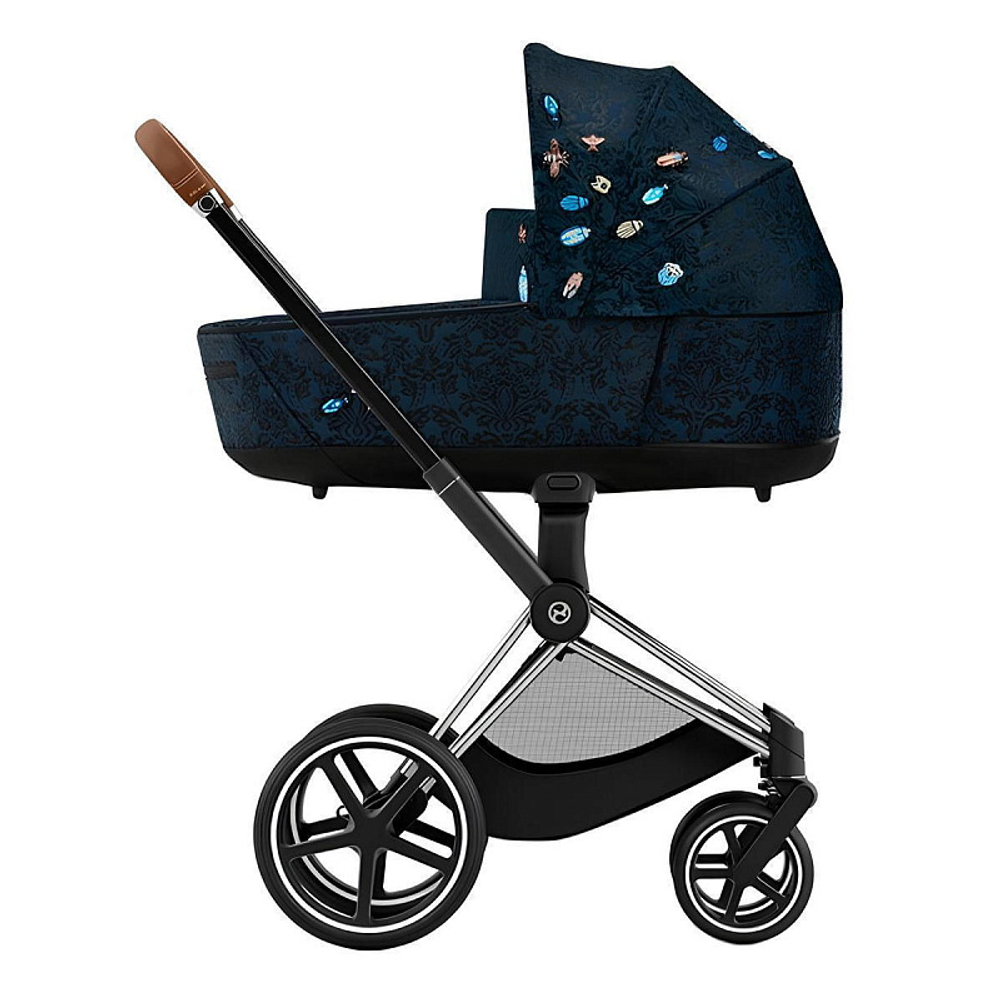 Коляска 2 в 1 Cybex Priam IV Chrome Brown Jewels of Nature