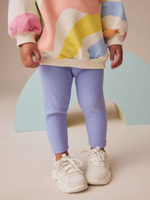 Толстовка и легинсы в комплекте для девочки Next E54-952, Молочный, Сиреневый