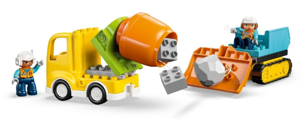 LEGO DUPLO 10476 лего Строительная площадка 3 в 1 — развивающий набор для малышей