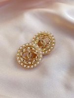 Пуговицы Шан. Золотые Жемчуг2 22,5 мм