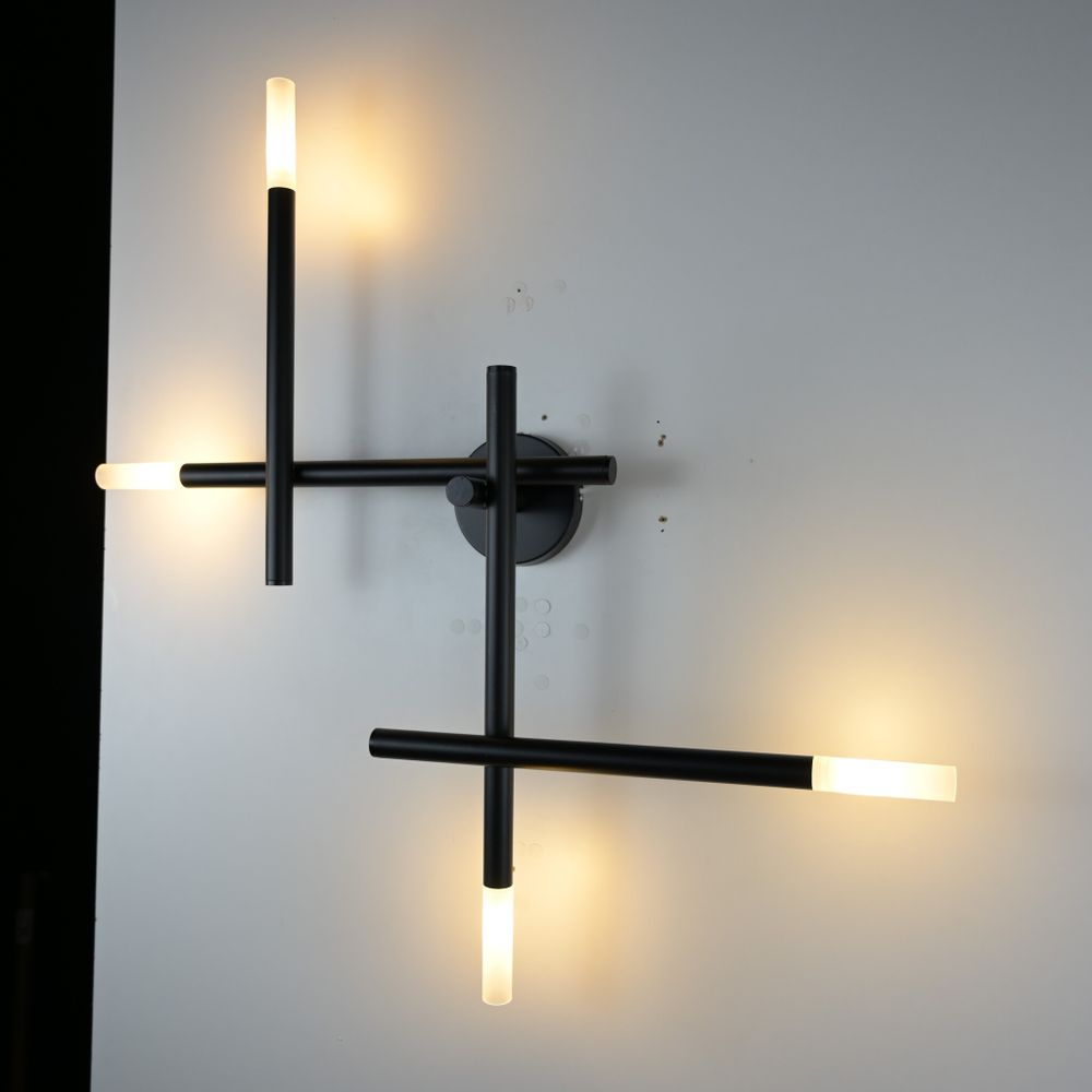 Настенное Бра Traverse Wall Black H83 By Imperiumloft