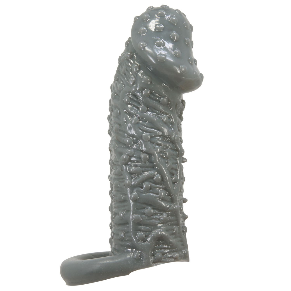 Серая насадка-удлинитель Fogg - 13 см. (Цвет: серый)