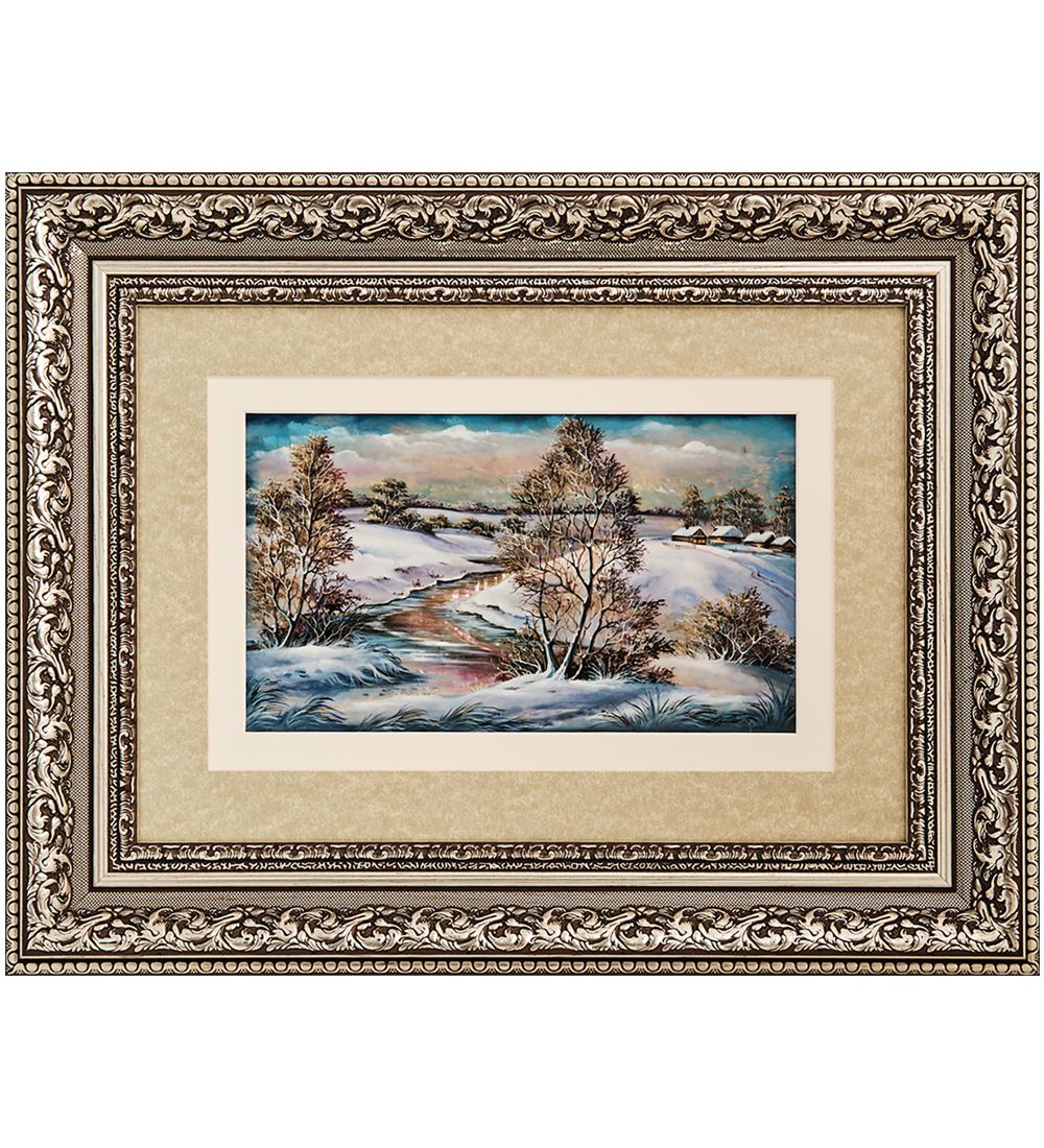 Народные промыслы ШК-55/203 Панно «Зимний пейзаж»