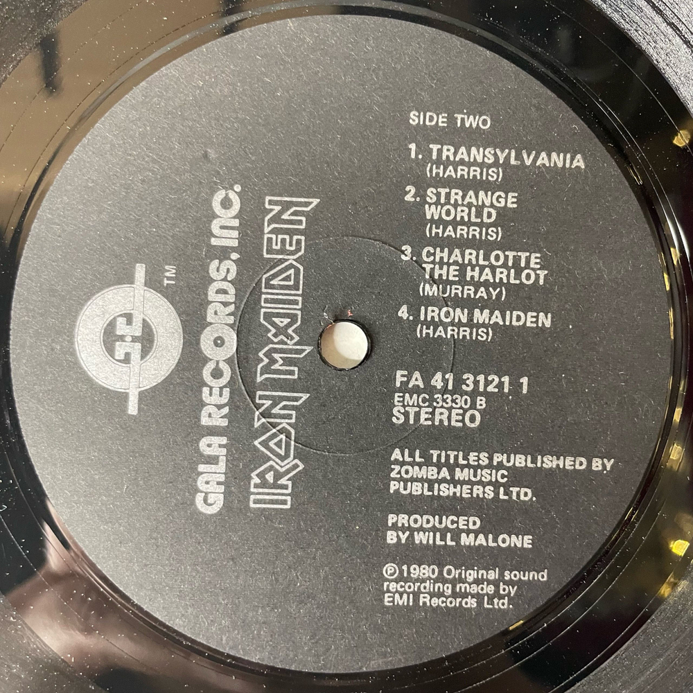 Винтажная виниловая пластинка LP Iron Maiden (Россия 1993)