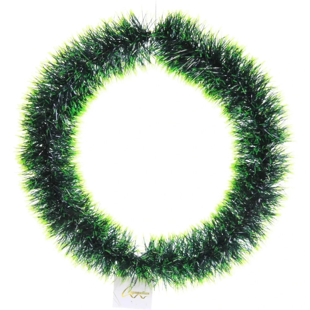 Украшение фольгированное «Еловый венок» 30 см