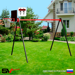Уличные качели Sv Sport УК160КВ1 (3.0м/Щит баскет/Подвесы на втулке 1к)