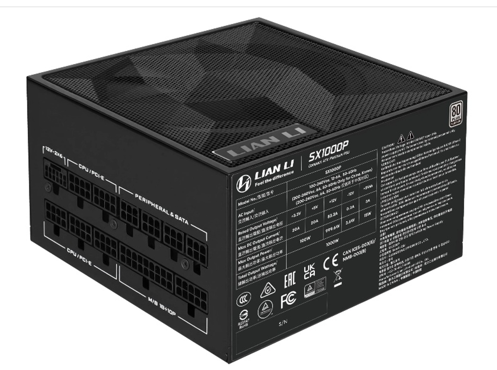 Блок питания LIAN LI SX1000P 1000 Вт