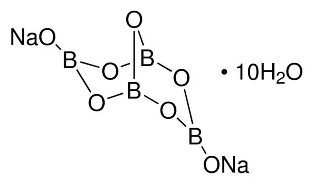 натрий тетраборнокислый формула