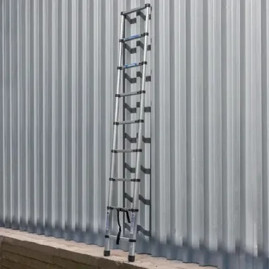 Лестница телескопическая алюм. бытовая 2.6м (9 ступ.) Scheppach Sch-UP260