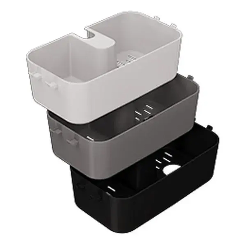 Полка для душа Kvina (снежно-белый)