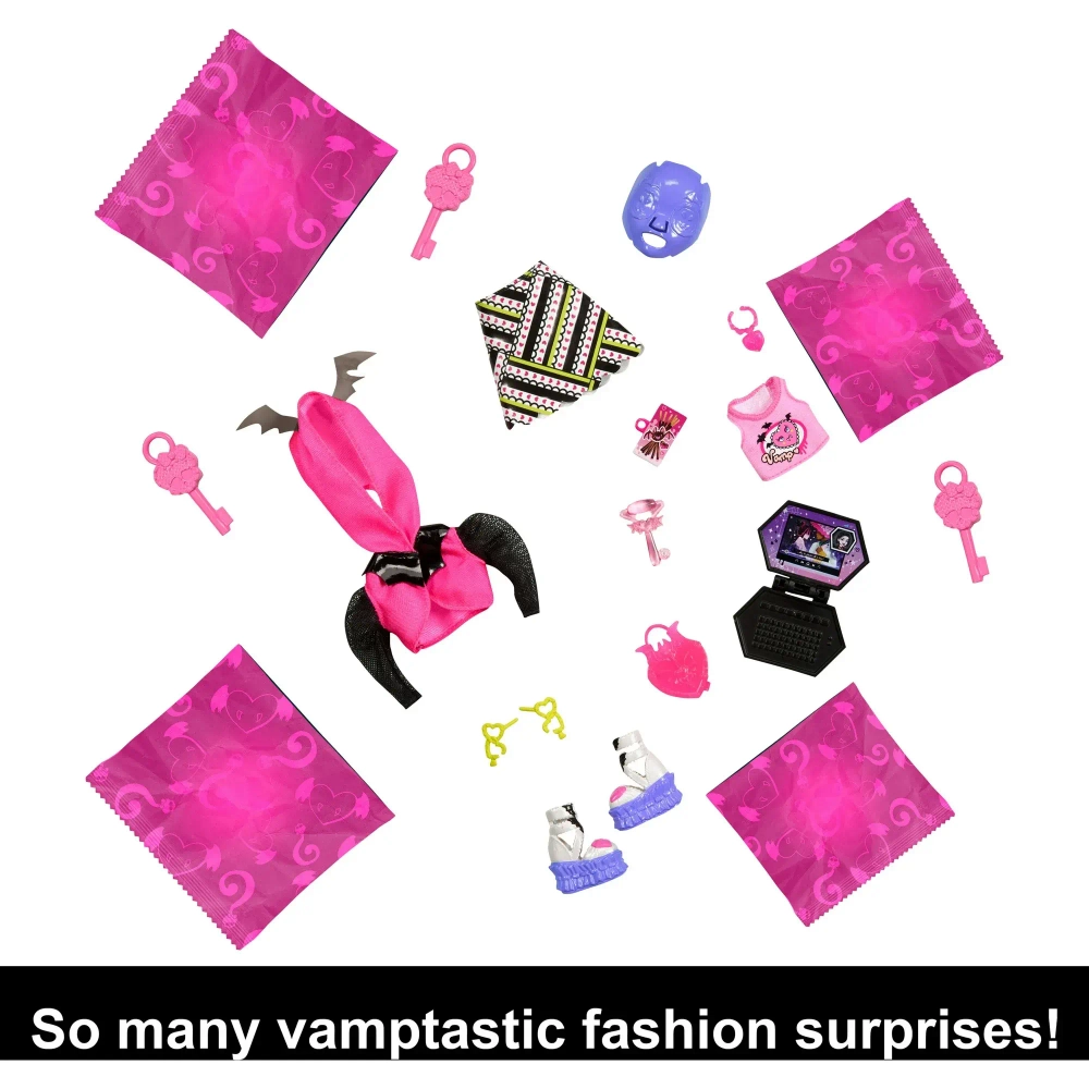 Кукла Monster High Draculaura в наборе Skulltimate Secrets Neon Frights