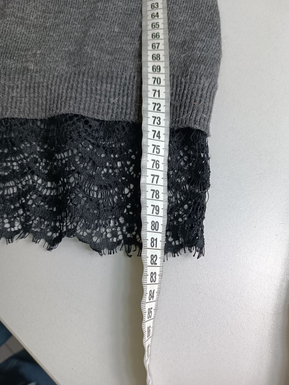 Платье ONLY повседневное с ажурной вставкой 46 размер