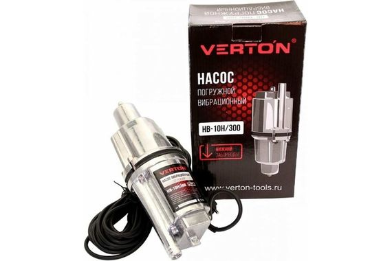 Насос вибрационный Verton НВ-10Н/300 нижний забор 36423