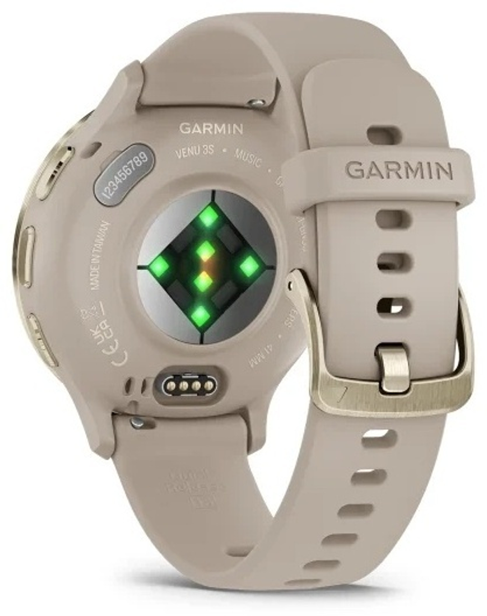 Смарт-часы Garmin VENU 3S золотистый-бежевый