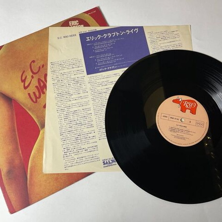 Винтажная виниловая пластинка LP Eric Clapton E.C. Was Here (Japan 1975) (No Obi) Presence Of The Lord