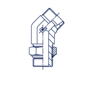 Штуцер FRA45 DS25 UNF1.5/16" (корпус) CAST