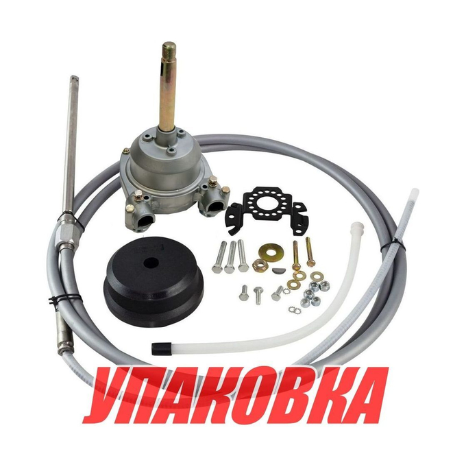 Редуктор рулевой ZTS с нержавеющим тросом 16 футов (4,88 м) (упаковка из 4 шт.)