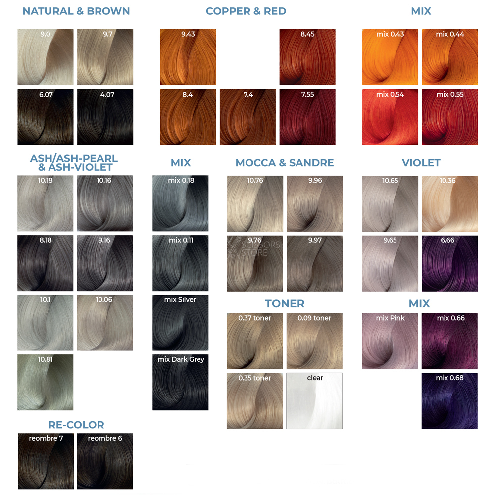 Полуперманентный краситель для тонирования волос Bouticle Atelier Color Intergative