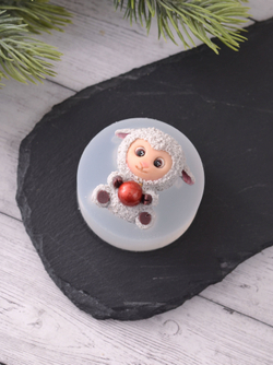 Силиконовый молд "Овечка" #3