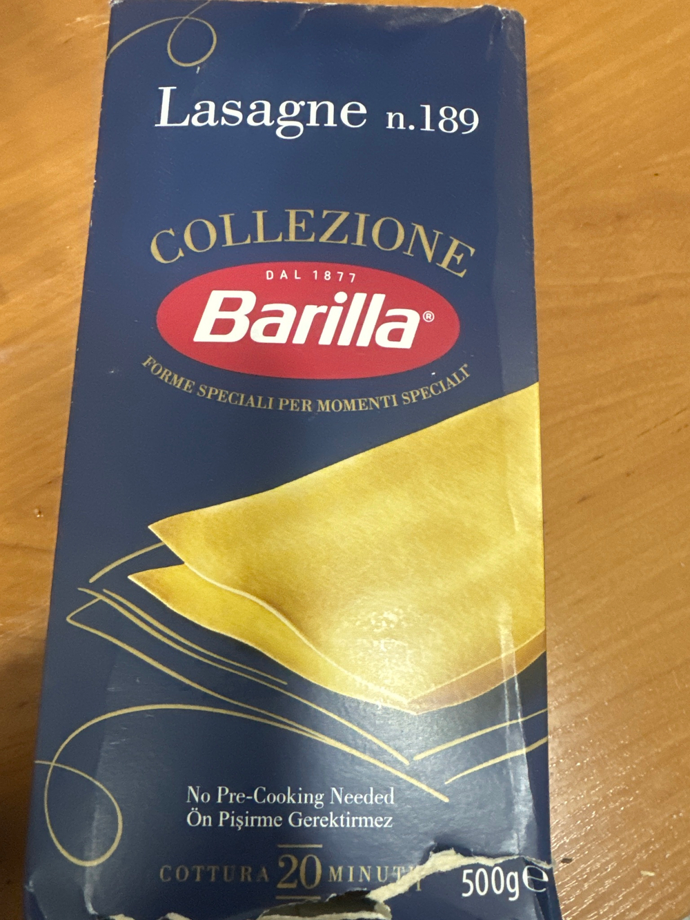 Лазанья Barilla -из твердых сортов пшеницы ✅сроки в норме - до 04.01.2027