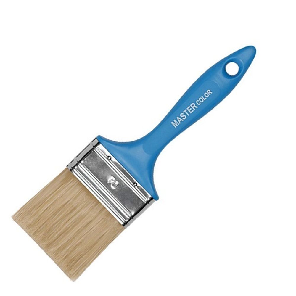 Кисть флейцевая 70 мм искусственная щетина Master Color