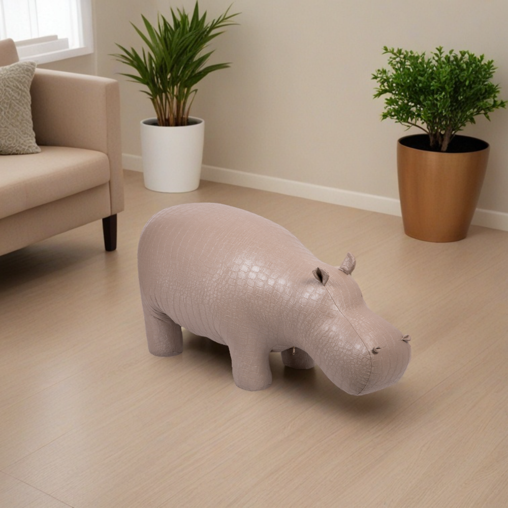 Банкетка Пуф Бегемот Капучино средний